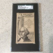 c.1885 H602 U.S. Presidents Trade Card- George Washington SGC Poor 1 picture
