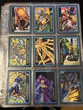 Lot of 90s vintage comic book trading card base sets picture