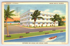 Hotel Pierre Miami Beach Florida Vintage Postcard BAS29 picture