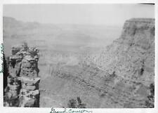 Grand Canyon Abstract 1950's AMERICA 5x7 FOUND PHOTO Vintage bw Original  11 9 G picture