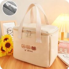 Aesthetic Kawaii Cute Lunch Bag Box Insulated Leakproof Bear-bucket  picture