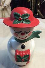Vintage 1977 Snow women Christmas Decoration 10” Height picture