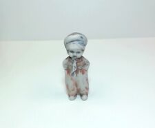 Vintage Small Bisque Porcelain Boy Figurine Made in Japan 3-1/8