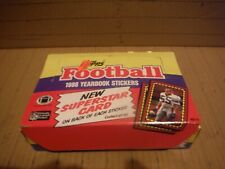 Vintage 1988 topps football yearbook stickers picture