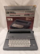Vintage Smith Corona DeVille470 Electronic Typewriter w/Cover & Original Package picture