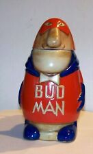 VINTAGE 1970's  BUDWEISER BUD MAN BEER STEIN MUG HOLLOW HEAD CERAMARTE NO MARK picture