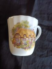 Regency Bone China -England-  Coffee Cup/Mug Cottage/ Country Scene picture