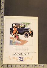 1926 BUICK COUPE ROADSTER FLAPPER BEAUTY SWIM FASHION SUFFRAGE AUTO CAR AD UY70 picture