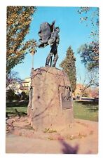 Monument To The Raising Of The Bear Flag Sonoma, California Postcard Statue picture