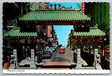 San Francisco's Chinatown Gateway to the Orient 4x6 vintage postcard  (A3) picture