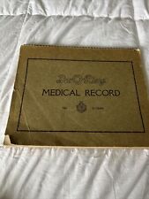 Du-o-ring Medical Record Tear Off Notebook Pad Spiral Bound Rare Medical Epherma picture