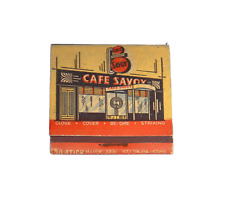 1920s/1930s Cafe Savoy Bayonne New Jersey Full Matchbook 30 Strike RARE FIND picture