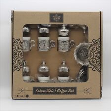 yzy Turkiye Turkish Tea or Coffee Set With Serving Tray Service For 6 picture