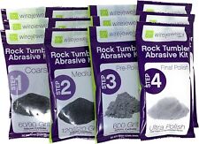 WireJewelry.com - 4 Step Rock Tumbler Abrasive Grit and Polish Kit - 3 Batches picture