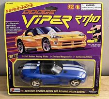 Lanard SuperShots blue 1995 Dodge Viper RT/10 Rip Cord Action Toy Car picture