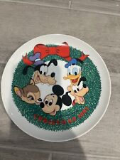 Walt Disney Characters Christmas 1981 “Happy Holidays” Collector LE Plate  picture