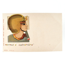 Portrait of Pharaoh Amenhotep II Postcard c1905 Ancient Egypt Illustration C3452 picture
