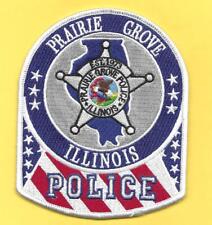 ILLINOIS-LARGE PATRIOTIC- VILLAGE OF PRARIE GROVE POLICE- McHENRY COUNTY picture