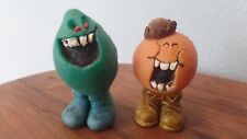 Funny Face Drink Mix Figures Loud-Mouth Lime & Jolly Olly Orange RubberJigglers picture