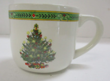 Vintage Russ Berrie Christmas Tree Design Mug picture