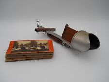 THE PERFECSCOPE H C WHITE 1895 STEREOSCOPE VIEWER WITH 29 CARDS TRAVEL SCENERY picture