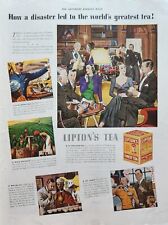 1938 Lipton Tea Vintage Ad How a disaster led to the worlds greatest tea picture