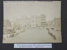 New York City VTG Photo c1872 ~ Union Square Looking East Toward 4th Ave & 14 St picture