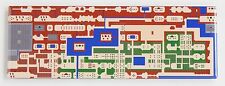 Legend of Zelda Overworld Map FRIDGE MAGNET (1.5 x 4.5 inches) video game nes picture