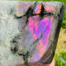 914g Natural Purple Labradorite Quartz Crystal Display Mineral Specimen Healing picture