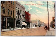 Ambridge PA Merchant Street View Hardware/Plumbing Store c.1910 Vintage Postcard picture