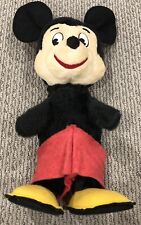 Vintage Mickey Mouse 13” Plush Toy Stuffed J Swedlin Gund Mfg 1950’s picture