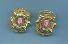 ROYAL LOGISTICS CORPS.PAIR OF ENAMELLED ARMY COLLAR  BADGES picture
