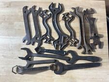 Large Lot Of 13 Implement And Specialty Wrenches Variety ANTIQUE picture