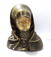 OLD VINTAGE BUST OF A BELGIUM NUN picture