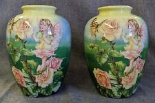 Set Of 2 Vintage Fairy Nymph Vase 8