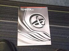 2011 Toyota Brochure has all models & color chart picture