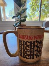 VINTAGE 1970s Nestle Rich & Creamy Hot Cocoa Ceramic Coffee Cup Tea Mug | Japan picture