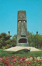 Kahona Water god Tiki Gardens Signal House Indian Rocks Beach Florida Postcard picture