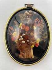 Vintage By Cideart Dry Floral Domed Shape Decorative Hanging Made In Belgium picture