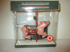 1988 KURT ADLER SMITHSONIAN COLLECTION CAROUSEL ANIMALS CHRISTMAS ORNAMENT PIG picture