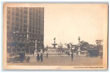c1920's Plaza Hotel Fountain View Fifth Avenue New York NY RPPC Photo Postcard picture