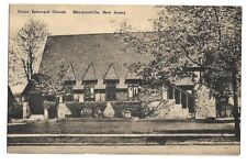 postcard merchantville, nj. episcopal church picture