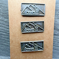 Vtg Lapel Pin Lot 3 Alberta Canada Calgary Olympics '88 Hat Jacket Pin Tacs picture