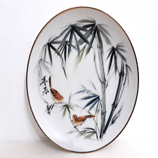 Vintage Ceramic Porcelain Wall Hanging Plate Decorative Hand Painted Decor 9