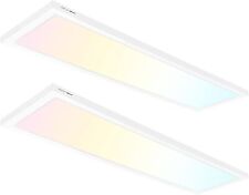 1x4 FT LED Flat Panel Selectable,4800lm,48W Dimmable,3000K/4000K/5000K,2 Pack picture