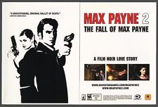 Max Payne 2 The Fall of Max Payne PC Xbox PS2 Game Promo Ad Art Print Poster picture