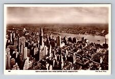 New York City NY RPPC View From Empire State Building Vintage Postcard picture