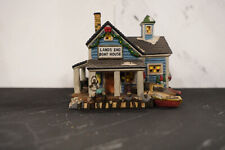 VINTAGE 1997 Dickens Collectables LANDS END BOAT HOUSE Christmas Village Towne picture