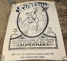 SUPERMAN N0 1 vintage POSTER  20 x 26
