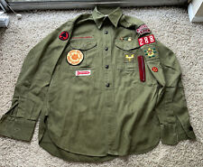 Vintage BSA Boy Scout Uniform Sanforized Shirt Pants Patches   picture